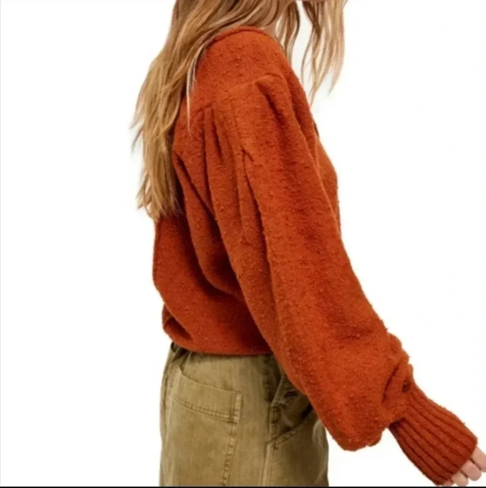 NWT Free People Reverie V-neck Sweater XS